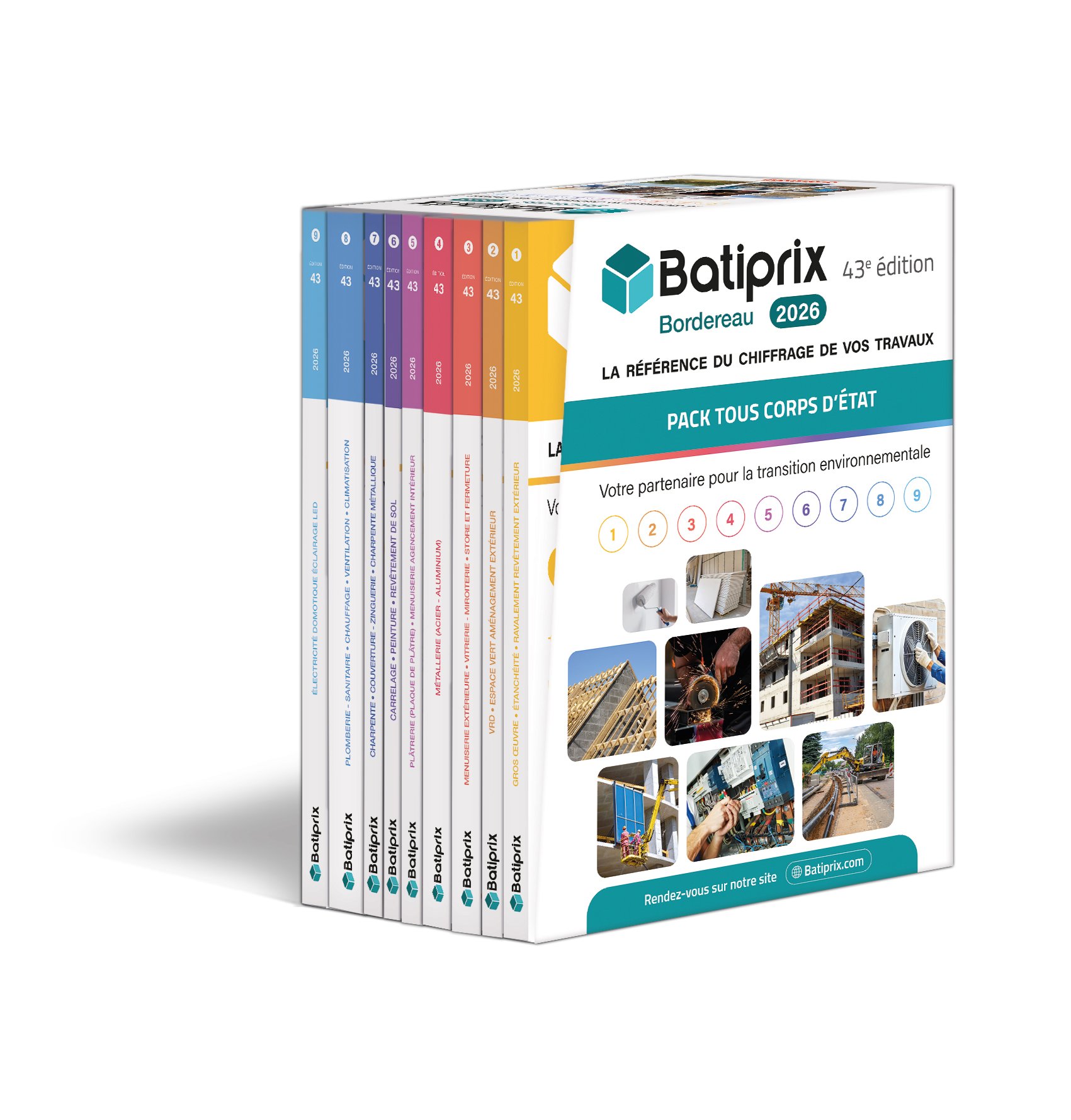 Batiprix - Catalogue Bordereau 2026 Visuel 3D Coffrets TCE