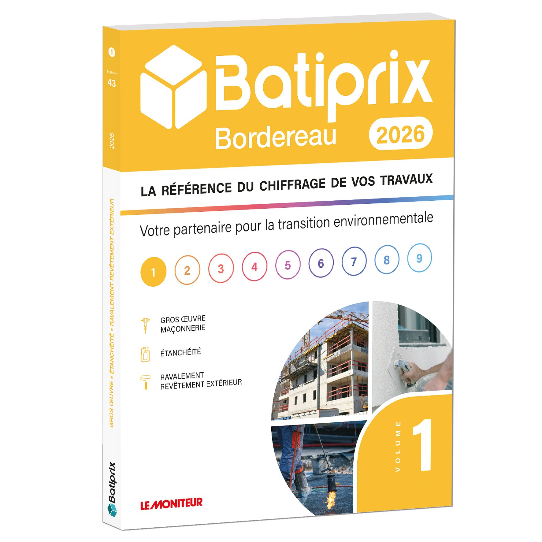 Batiprix - Catalogue Bordereau 2026 Visuels 3D Volumes 1